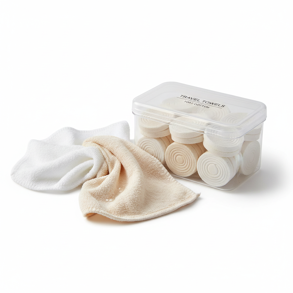 14 PCS Compressed travel Disposable Face Towel